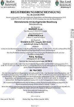 Zertifikat Oesterreich